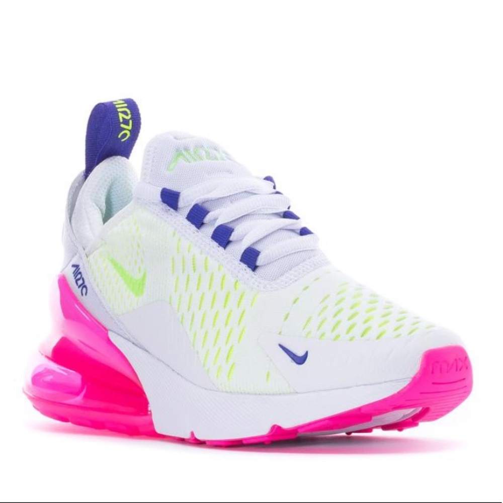 Nike Air Max 270 White Indigo Burst New